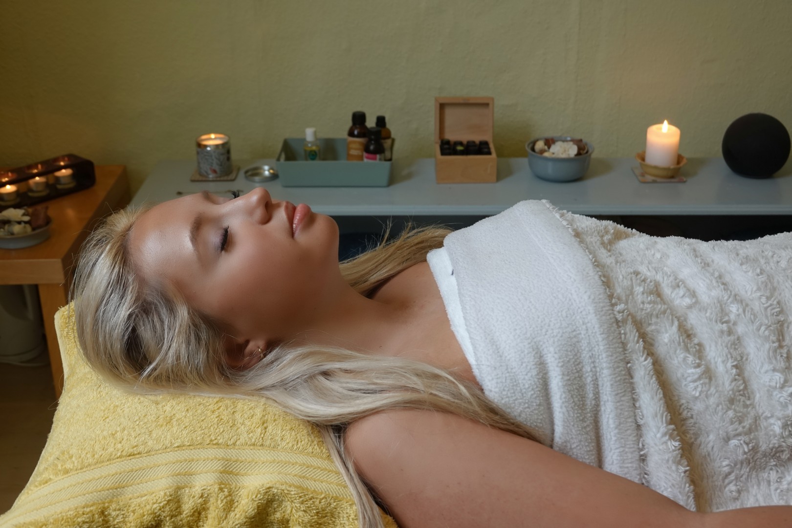 resting prior massage